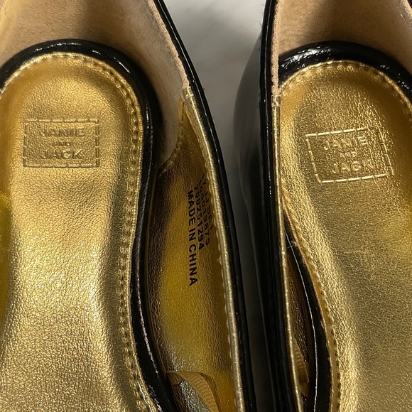 Janie and Jack Ballet Flats with Bow Detail Size 13 - Picture 4 of 7